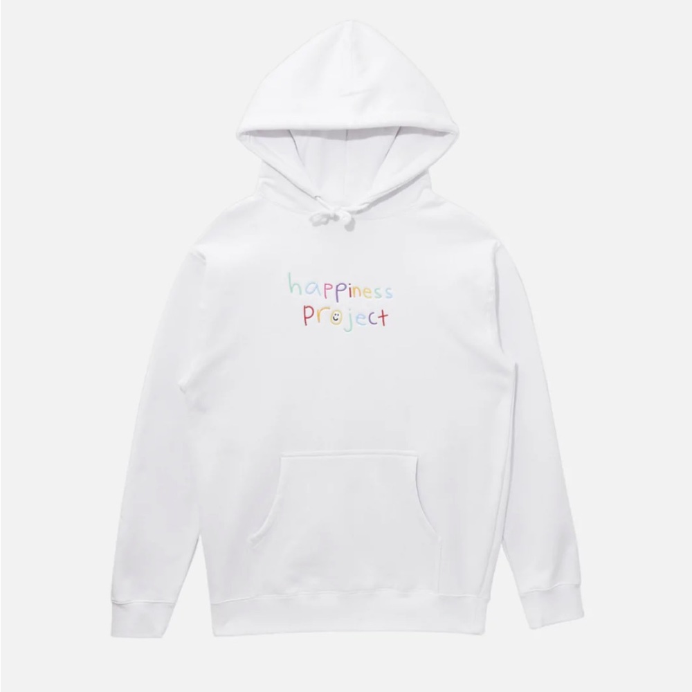 White happiness project hoodie- worn once